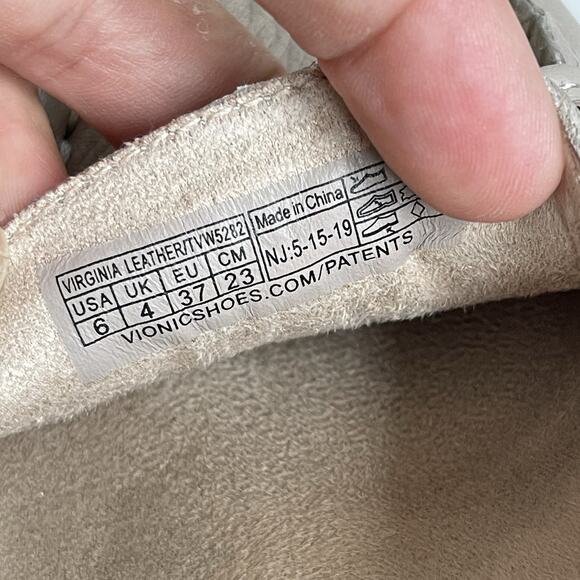 Vionic Virginia Driving Moc Leather Shoes Flats Loafers Women's Size 6 Gray0 - Picture 14 of 14